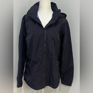 Lands End Nylon Hooded Jacket